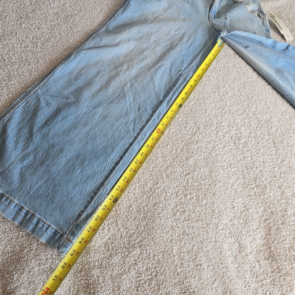 No Boundaries Women's Wide Leg Denim Jeans Light Enzyme With Tint Size 12 NWT - Picture 8 of 14
